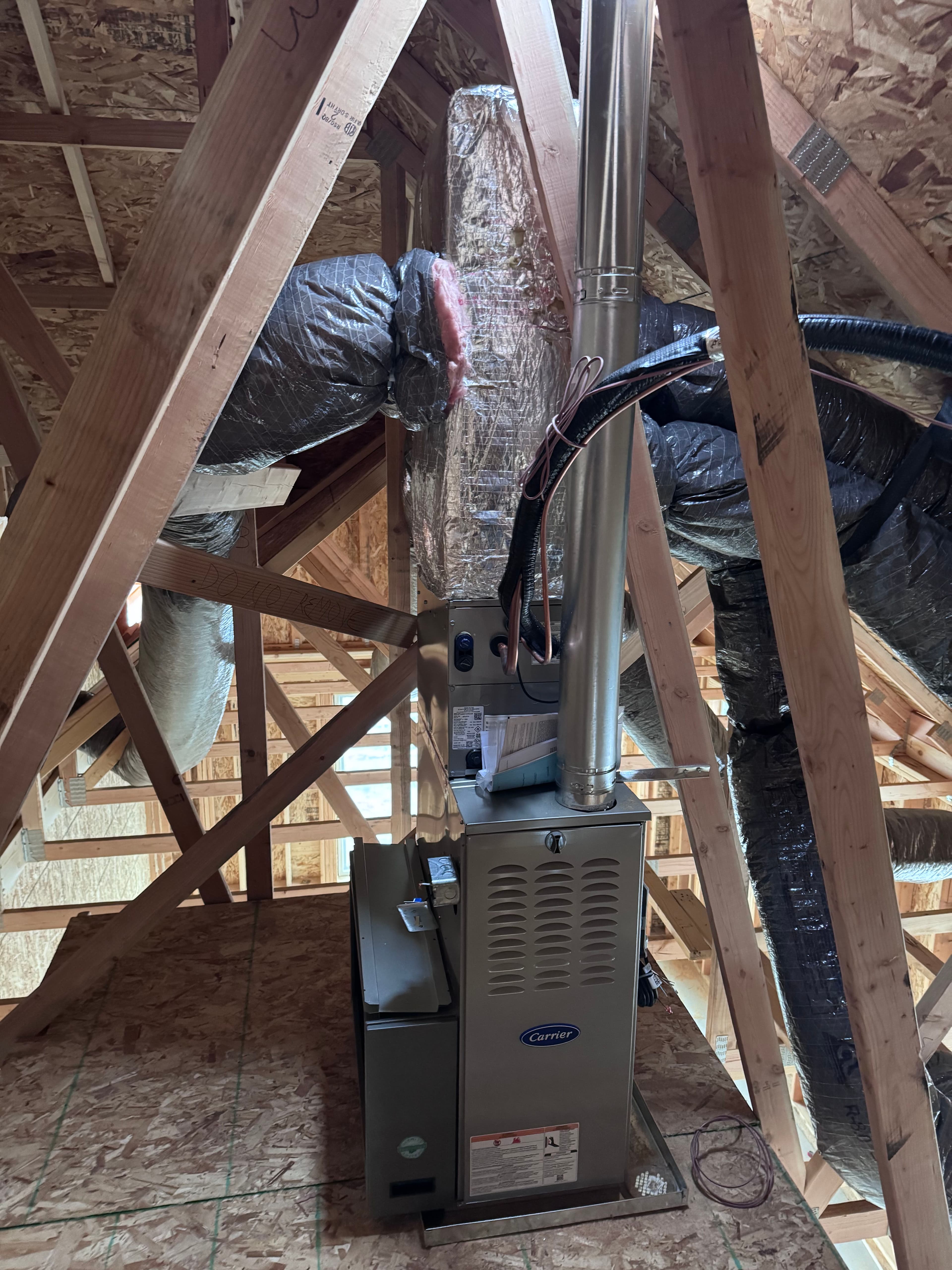 Project Efficient HVAC Installation in the Attic image
