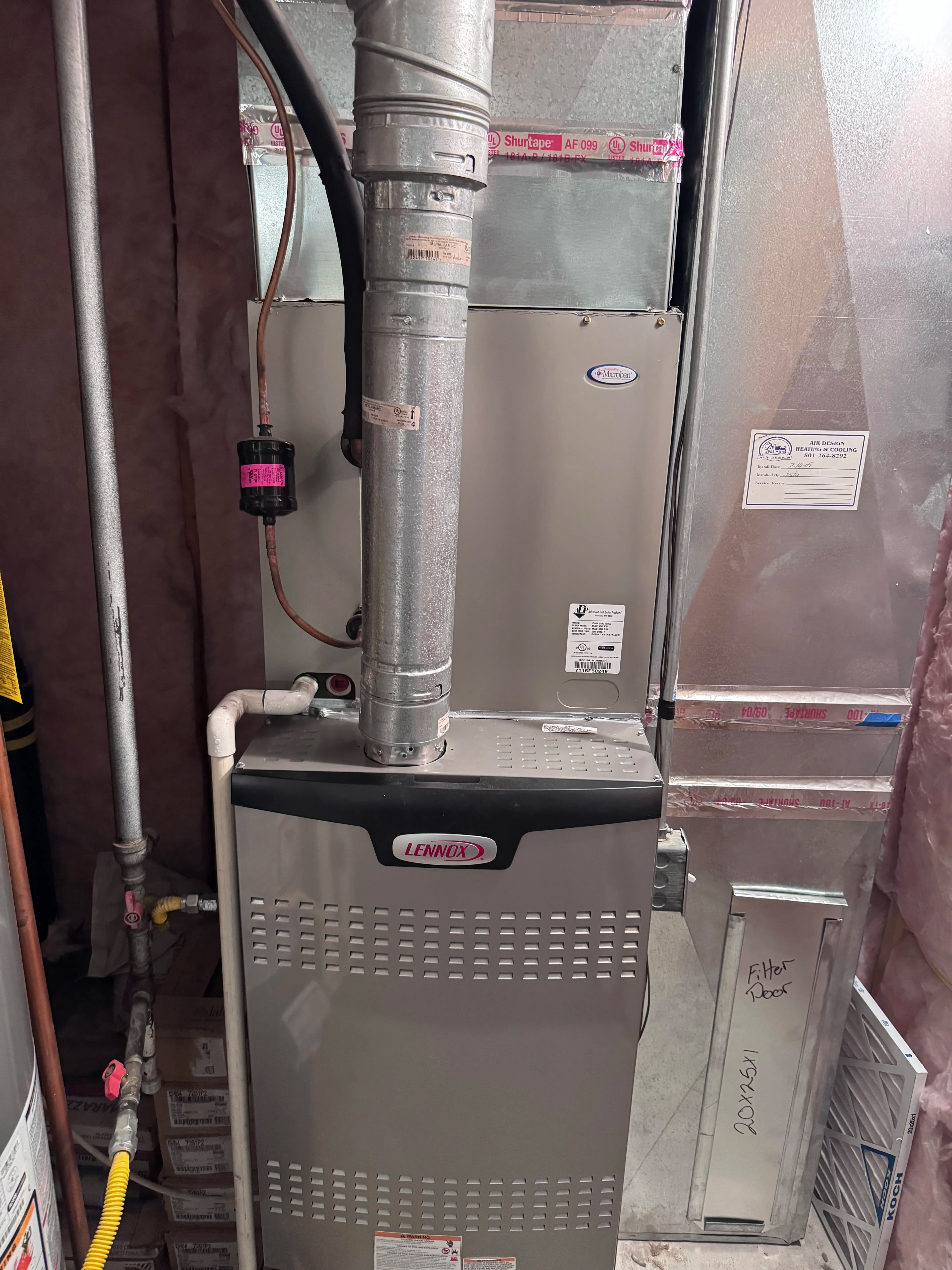 Project 21-Year-Old Furnace Replaced With a New Lennox System image