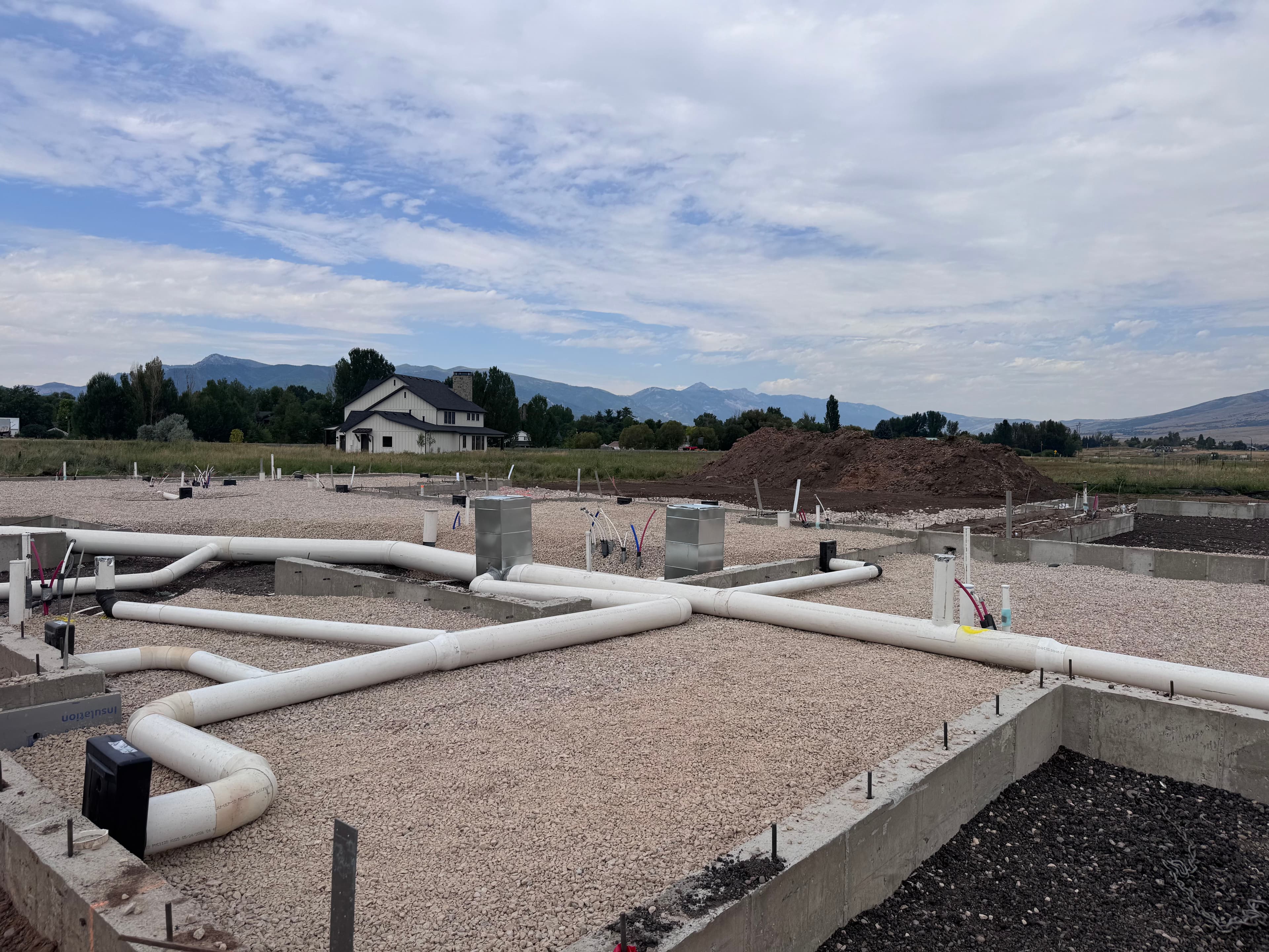 Project Underground Ductwork Laid and Ready for the Slab image