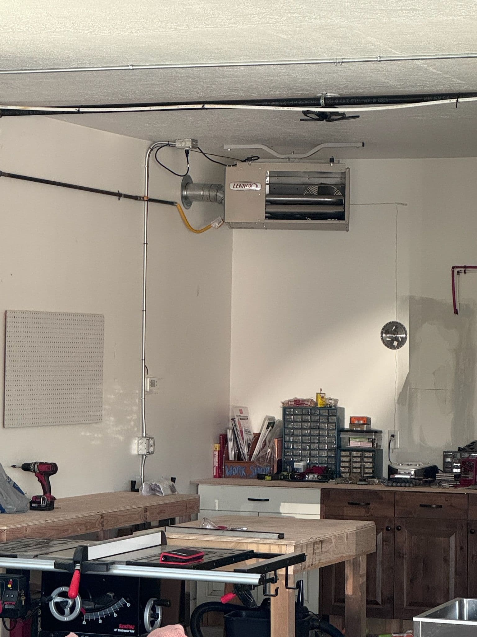 Project Warm and Inviting Garage Upgrade with Lennox Heater image