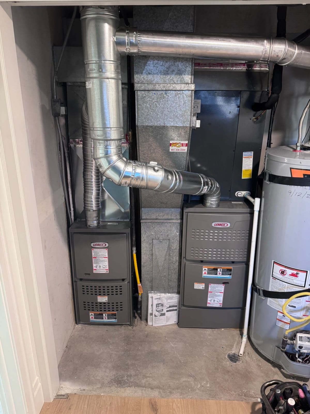 Project Efficient Double Furnace Installation with Lennox Units image