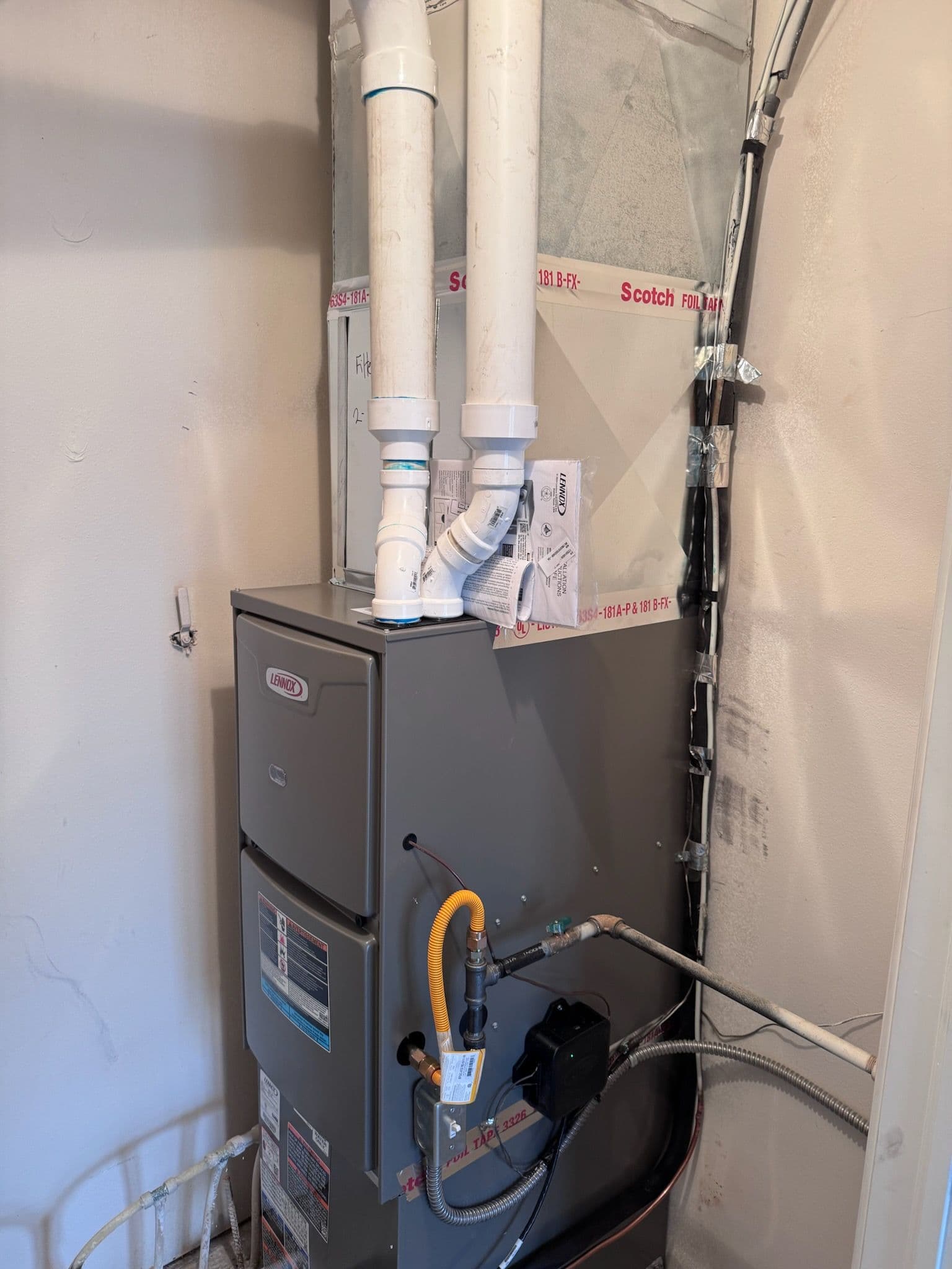 Project New Lennox Downflow Furnace Installation image